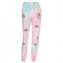 Boho Chic Clothing HIGH WAIST TIE DYE SWEAT PANTS