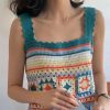 Boho Chic Clothing Ethnic Embroidery Knit Sweater Vest 1 Boho Chic Clothing Ethnic Embroidery Knit Sweater Vest