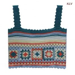Boho Chic Clothing Ethnic Embroidery Knit Sweater Vest