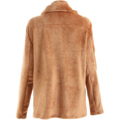 Boho Chic Clothing Turn Down Collar Soft Fur Coat
