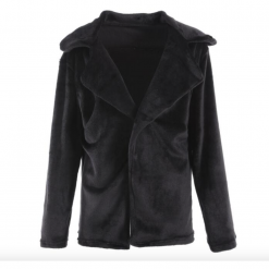 Boho Chic Clothing Turn Down Collar Soft Fur Coat