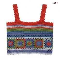 Boho Chic Clothing Ethnic Embroidery Knit Sweater Vest