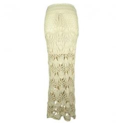 Boho Chic Clothing Skirts Lace Crochet Midi Skirt