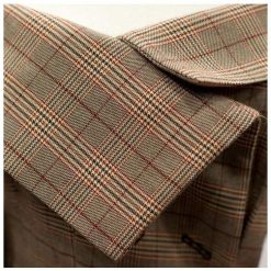 HARLEYFASHION Official Store Plaid Asymmetrical Blazer