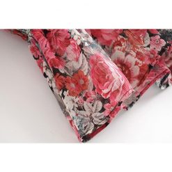 Alifus Official Store Tops Flower Ruffles Blouse