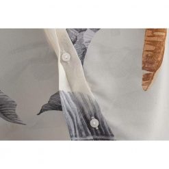 Amy Mujeres Store Leaves Slim Blouse Tops 5 Amy Mujeres Store Leaves Slim Blouse Tops