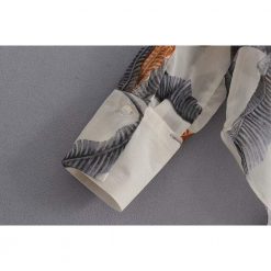 Amy Mujeres Store Leaves Slim Blouse Tops 8 Amy Mujeres Store Leaves Slim Blouse Tops