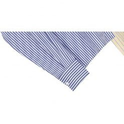 EAM Official Store Striped Lapel Shirt