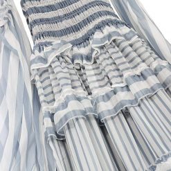 Boho Chic Clothing Autumn Ruffle Boho Maxi Dress Party