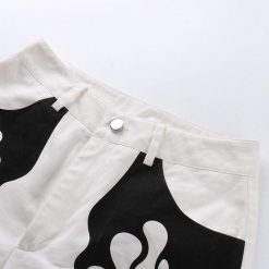 Boho Chic Clothing Flame Panelled Wide Leg