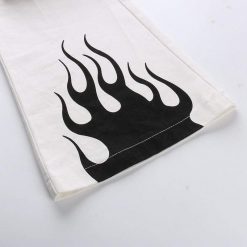 Boho Chic Clothing Flame Panelled Wide Leg