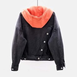 Boho Chic Clothing Fashion Hooded Denim Jacket