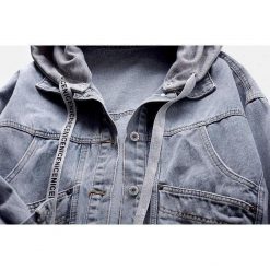 Boho Chic Clothing Fashion Hooded Denim Jacket