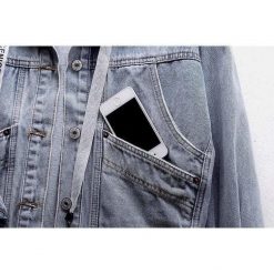 Boho Chic Clothing Fashion Hooded Denim Jacket