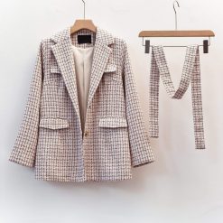 Boho Chic Clothing Coats & Jackets Women's Tweed Winter Jacket Coat