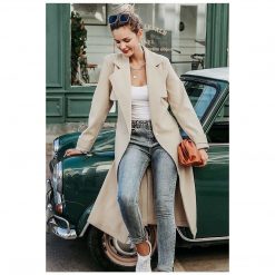 Boho Chic Clothing Wool Blend Winter Tweed Coat