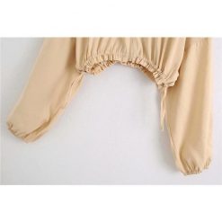 Boho Chic Clothing Coats & Jackets Drawstrings Fashionable Cropped Female Jacket 6 Boho Chic Clothing Coats & Jackets Drawstrings Fashionable Cropped Female Jacket