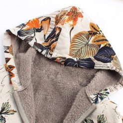 Boho Chic Clothing HOODED VINTAGE FLORAL JACKET Coats & Jackets