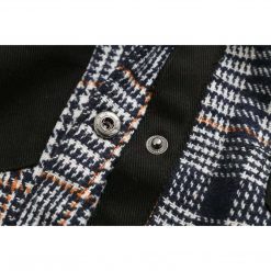 Boho Chic Clothing PLAID PATCHWORK JACKET