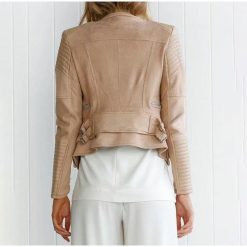 Boho Chic Clothing SUEDE LEATHER DOUBLE COAT Coats & Jackets