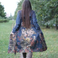 Boho Chic Clothing TRENCH FLORAL AUTUMN COAT