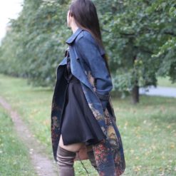 Boho Chic Clothing TRENCH FLORAL AUTUMN COAT
