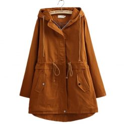 Boho Chic Clothing Windbreaker Hooded Trench Coat