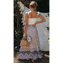 Boho Chic Clothing Skirts Bohemian Casual Beach Skirt