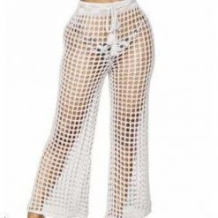 Boho Chic Clothing Summer See Through Wide Trousers Pants 7 Boho Chic Clothing Summer See Through Wide Trousers Pants