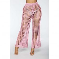 Boho Chic Clothing Summer See Through Wide Trousers Pants 6 Boho Chic Clothing Summer See Through Wide Trousers Pants