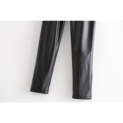 Boho Chic Clothing Chic Black Leather Pants