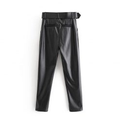 Boho Chic Clothing Chic Black Leather Pants