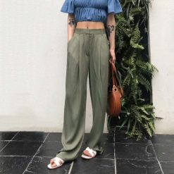 Boho Chic Clothing Elegant Silk Wide Leg Trousers 5 Boho Chic Clothing Elegant Silk Wide Leg Trousers