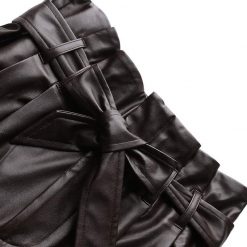 Boho Chic Clothing LEATHER WIDE LEG PANTS