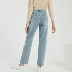 Boho Chic Clothing STRAIGHT CLASSIC DENIM PANTS