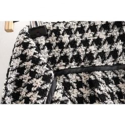 Boho Chic Clothing Plaid Tweed Pants