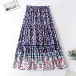 Boho Chic Clothing Skirts Bohemian Casual Beach Skirt