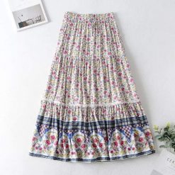 Boho Chic Clothing Skirts Bohemian Casual Beach Skirt
