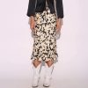 Boho Chic Clothing Skirts Floral Silk Pencil Skirt