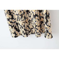 Boho Chic Clothing Skirts Floral Silk Pencil Skirt