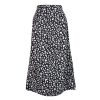 Boho Chic Clothing Skirts Leopard Split Midi Skirt