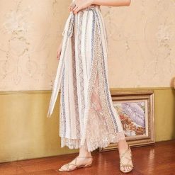 Boho Chic Clothing Split Chiffon Pants