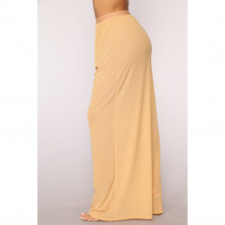 Boho Chic Clothing Pants SEE THROUGH WIDE LEG HIGH WAIST TROUSERS