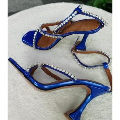 Boho Chic Clothing Shoes RHINESTONE STRAP HEELS