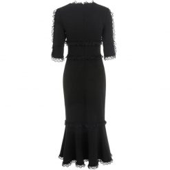 Boho Chic Clothing Black Lace Silk Panels Mermaid Hem 2 Boho Chic Clothing Black Lace Silk Panels Mermaid Hem