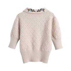 Boho Chic Clothing SHORT SLEEVE KNITTED SWEATER