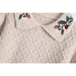 Boho Chic Clothing SHORT SLEEVE KNITTED SWEATER