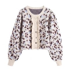 Boho Chic Clothing Sweaters JACQUARD KNITTED SWEATER