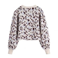Boho Chic Clothing Sweaters JACQUARD KNITTED SWEATER