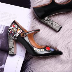 Boho Chic Clothing Shoes POINTED SQUARE HEELS 6 Boho Chic Clothing Shoes POINTED SQUARE HEELS